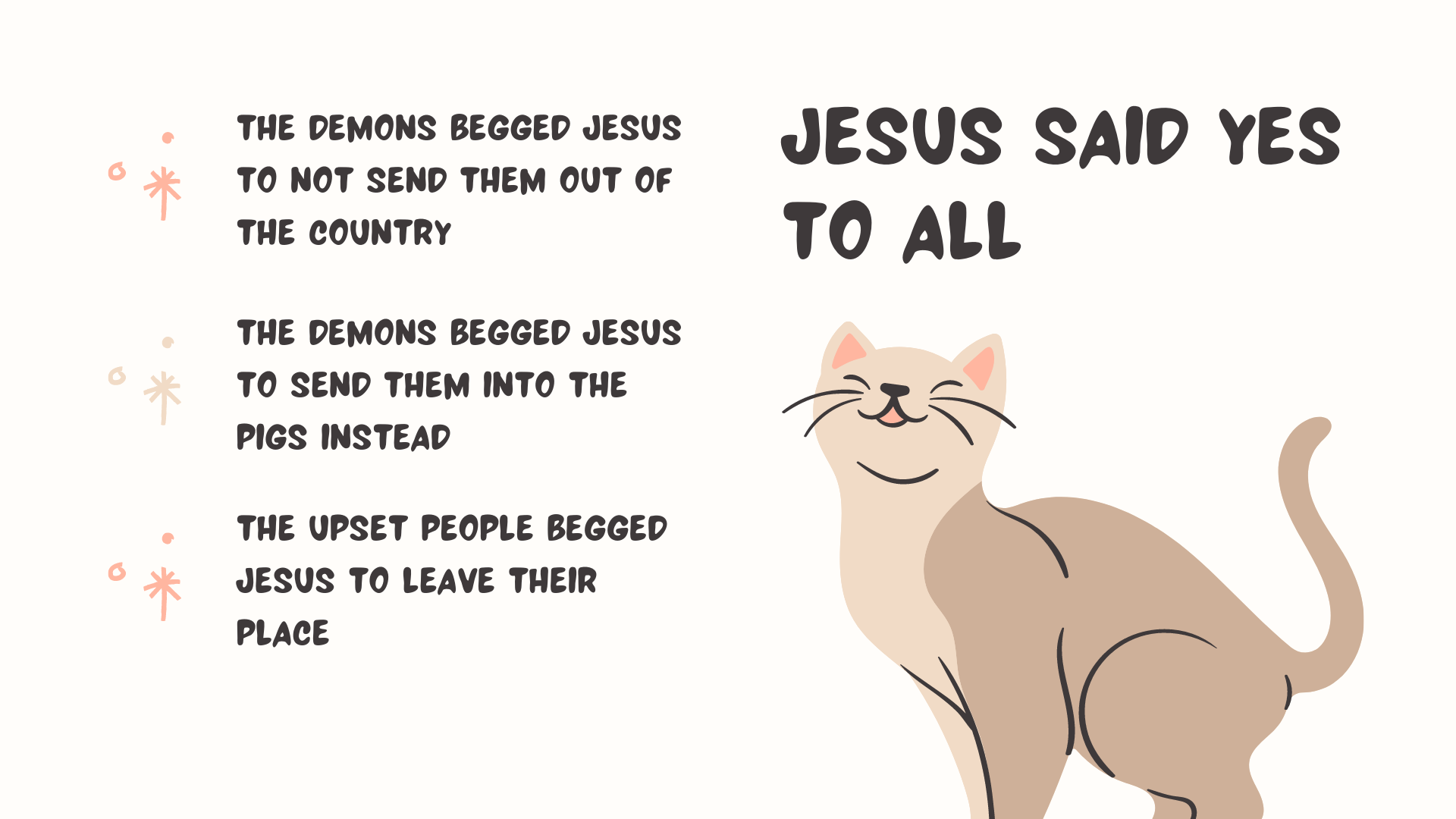 When God says, 